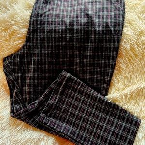 Plaid Dress Pants (plaid wide leg)